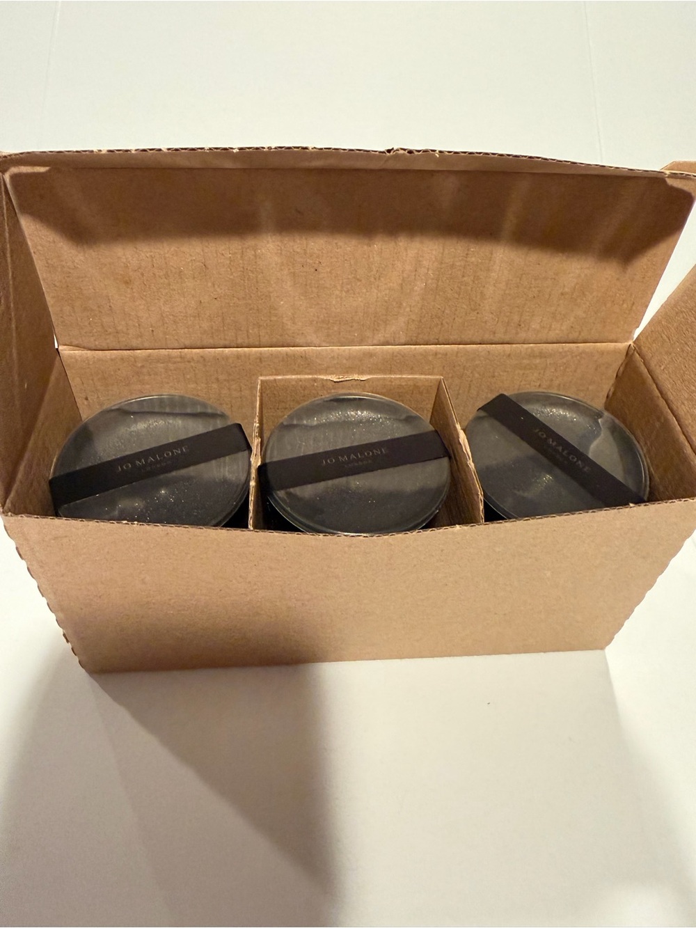 3X Jo Malone Myrrh & Tonka Scented Candle Bougie Parfumee 2.2 oz/65g  NEW w/obox